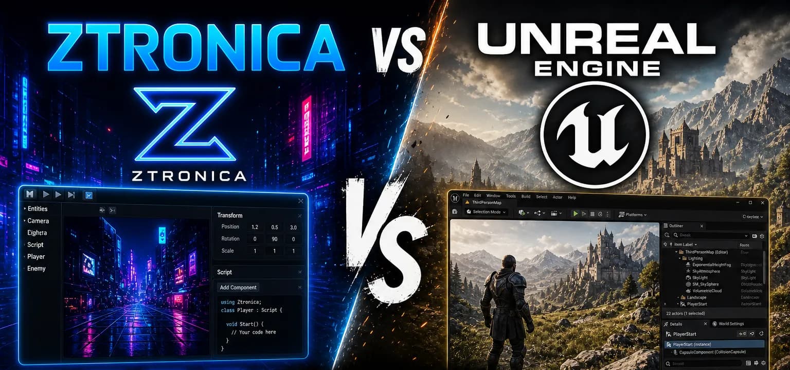 Ztronica vs Unreal Engine: Which is the Better Choice for Your Game?